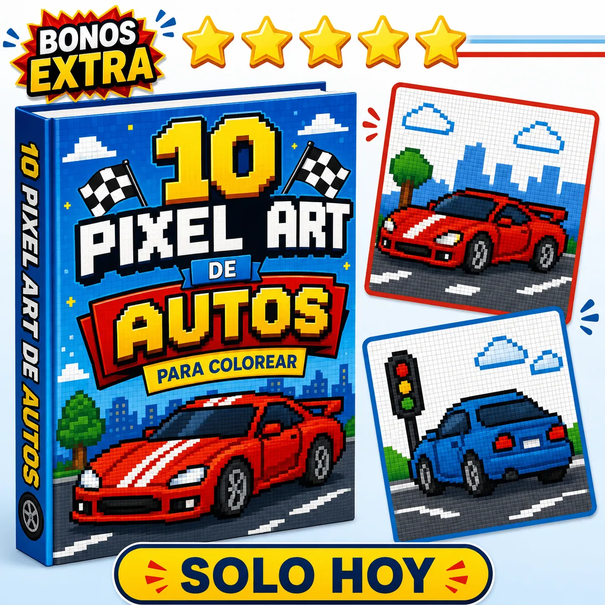 Bono 02 - Pixel Art de Autos